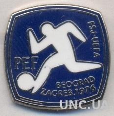 Чемпионат Европы 1976 (Югославия), ЭМАЛЬ / Euro 1976 football enamel pin badge