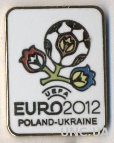 Чемпионат Европы 2012 (Укр.-Поль.)1 ЭМАЛЬ /Euro 2012 Poland-Ukraine football pin