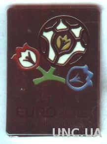 Чемпионат Европы 2012(Украина-Польша) ЭМАЛЬ,редкий /Euro 2012 football pin badge