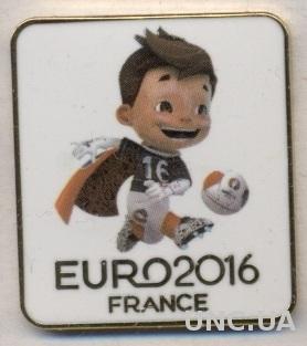Чемпионат Европы 2016, талисман, ЭМАЛЬ / Euro 2016 France football pin badge