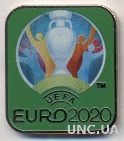 Чемпионат Европы 2020, №2, ЭМАЛЬ / Euro 2020 logo football enamel pin badge