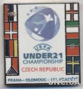 Чемпионат Европы U21, 2015 (Чехия) ЭМАЛЬ / UEFA Euro U21,2015 football pin badge