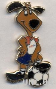 Чемпионат Мира 1994 (США) талисман, ЭМАЛЬ / World cup 1994 USA enamel pin badge
