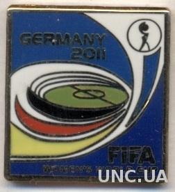 Чемпионат Мира 2011 женщины, ЭМАЛЬ / Women's World cup 2011 football pin badge