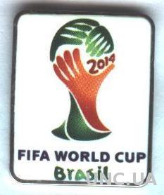 Чемпионат Мира 2014 (Бразилия),№2 ЭМАЛЬ / World cup 2014 Brazil enamel pin badge