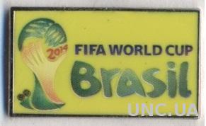 Чемпионат Мира 2014 (Бразилия)5 тяжмет /World cup 2014 Brazil football pin badge