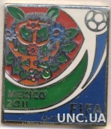 Чемпионат Мира U17 2011(Мексика) ЭМАЛЬ / World cup U17,Mexico football pin badge