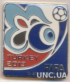 Чемпионат Мира U20 2013 (Турция) ЭМАЛЬ / World cup U20,Turkey football pin badge
