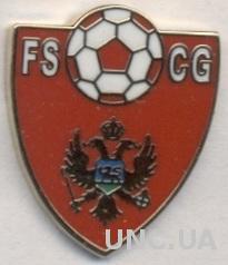 Черногория, федерация футбола,№3,ЭМАЛЬ /Montenegro football federation pin badge