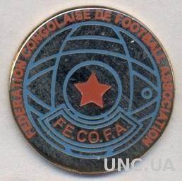 ДР Конго, федерация футбола, №1, ЭМАЛЬ / DR Congo football federation enamel pin