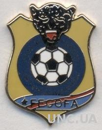 ДР Конго, федерация футбола, №3, ЭМАЛЬ / DR Congo football federation enamel pin