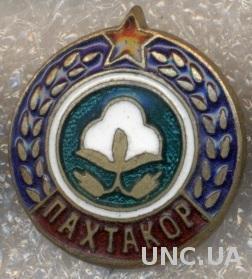 ДСО и ФК Пахтакор (Ташкент-СССР-Узбекистан)1 ЭМАЛЬ / Pakhtakor, Uzbekistan badge