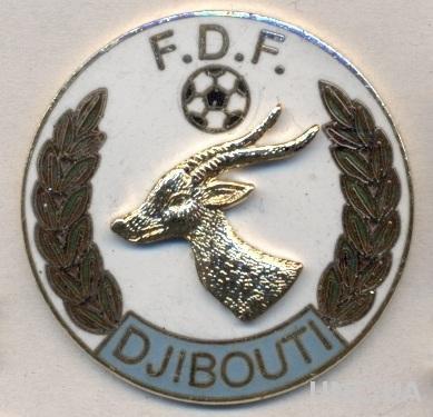 Джибути, федерация футбола,ЭМАЛЬ,большой /Djibouti football federation pin badge