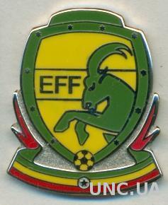 Эфиопия, федерация футбола, №2, ЭМАЛЬ / Ethiopia football federation enamel pin