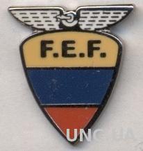 Эквадор,федерация футбола,№1,ЭМАЛЬ /Ecuador football federation enamel pin badge
