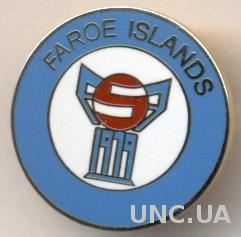 Фареры, федерация футбола, ЭМАЛЬ /Faroe Islands football federation enamel badge