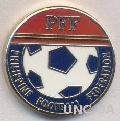 Филиппины, федерация футбола,№4 ЭМАЛЬ /Philippines football federation pin badge
