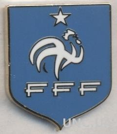 Франция,федерация футбола,№6 ЭМАЛЬ /France football federation pin badge insigne