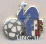 Франция,федерация футбола,№8 ЭМАЛЬ /France football federation pin badge insigne
