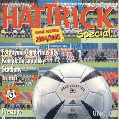 Футбол,Чемпионат Чехии 2004-05,спецвыпуск Хеттрик /Hattrick Czech league special
