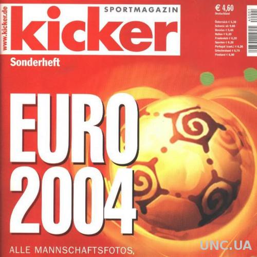 Футбол, Чемпионат Европы 2004, cпецвыпуск Кикер / Kicker Sonderheft Euro 2004