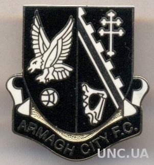 футбол.клуб Армаг Сити (Сев.Ирланд)2 ЭМАЛЬ /Armagh City,N.Ireland football badge