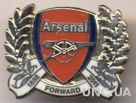 футбол.клуб Арсенал Лондон (Англия)4 ЭМАЛЬ / Arsenal FC, England football badge
