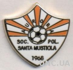 футбол.клуб Аурора (Сан-Марино) ЭМАЛЬ / SP Aurora, San Marino football pin badge