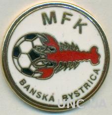 футбол.клуб Банска-Быстрица (Словакия) ЭМАЛЬ /MFK Banska B,Slovakia football pin