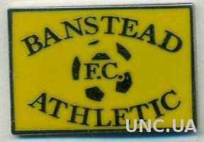 футбол.клуб Банстед (Англия), ЭМАЛЬ / Banstead Athletic FC, England football pin