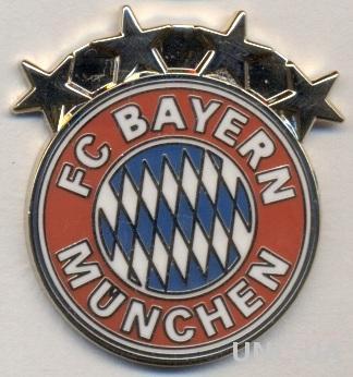 футбол.клуб Бавария Мюнхен (Герм.) ЭМАЛЬ,большой /FC Bayern,Germany football pin