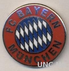 футбол.клуб Бавария Мюнхен(Герм.) ЭМАЛЬ выпуклый /FC Bayern,Germany football pin