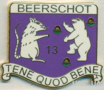 футбол.клуб Беерсхот (Бельгия)1 ЭМАЛЬ / Beerschot Antwerpen,Belgium football pin