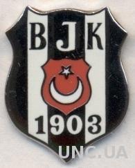 футбол.клуб Бешикташ (Турция)ЭМАЛЬ /Besiktas JK,Turkey football enamel pin badge