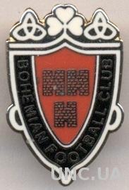 футбол.клуб Богемиан Дублин (Ирланд.)2 ЭМАЛЬ /Bohemian FC,Ireland football badge