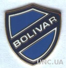 футбол.клуб Боливар (Боливия) ЭМАЛЬ / Bolivar La Paz, Bolivia football pin badge