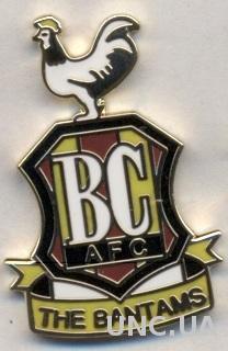 футбол.клуб Брэдфорд (Англия) ЭМАЛЬ /Bradford City FC,England football pin badge