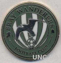 футбол.клуб Брэй Уондерерс (Ирланд.)3 ЭМАЛЬ /Bray Wanderers,Ireland football pin