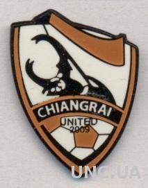 футбол.клуб Чианграй (Таиланд) ЭМАЛЬ / Chiangrai United FC,Thailand football pin