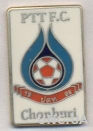 футбол.клуб Чонбури (Таиланд) ЭМАЛЬ /Chonburi PTT FC,Thailand football pin badge