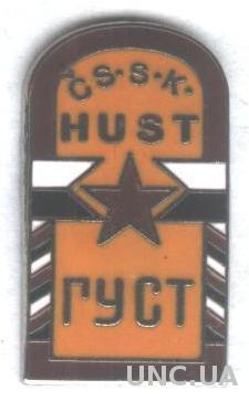 футбол.клуб ЧсШК Хуст (Украина)1 ЭМАЛЬ / CsSK Hust, Ukraine replica football pin