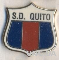футбол.клуб Депортиво Кито (Эквадор) ЭМАЛЬ /Deportivo Quito,Ecuador football pin