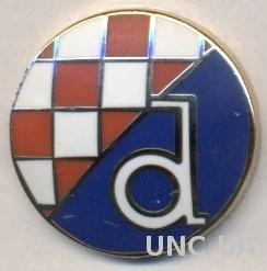 футбол.клуб Динамо Заг.(Хорв.)ЭМАЛЬ выпуклый /Dinamo Zagreb,Croatia football pin