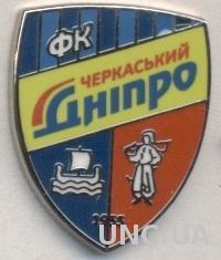 футбол.клуб Днепр Черкассы(Украина)2 ЭМАЛЬ /Dnipro Cherkasy,Ukraine football pin