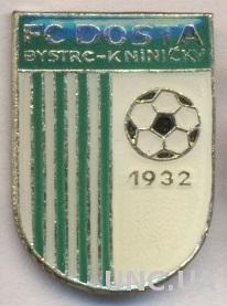 футбол.клуб Доста (Чехия) тяжмет / FC Dosta Bystrc Kninicky,Czech football badge