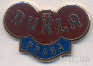 футбол.клуб Дукла Прага (Чехия)1 ЭМАЛЬ / FK Dukla Praha,Czech football pin badge