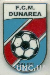 футбол.клуб Дунэря Галац (Румыния), ЭМАЛЬ / Dunarea Galati, Romania football pin