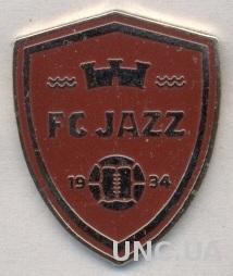 футбол.клуб Джаз Пори (Финляндия) ЭМАЛЬ /FC Jazz Pori,Finland football pin badge