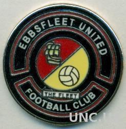 футбол.клуб Эббсфлит (Англия), ЭМАЛЬ / Ebbsfleet United FC, England football pin
