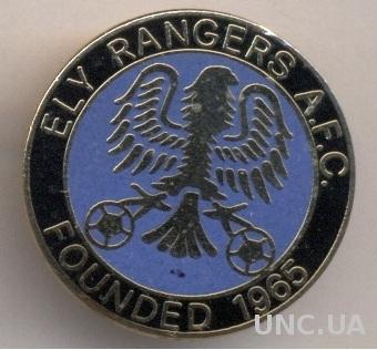 футбол.клуб Эли Рейнджерс (Уэльс), ЭМАЛЬ / Ely Rangers AFC, Wales football badge